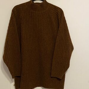 Shetland Wool Brown Sweater in nice condition.